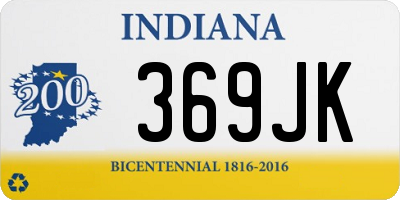 IN license plate 369JK