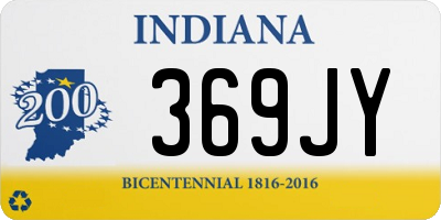 IN license plate 369JY