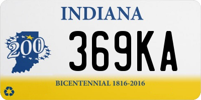 IN license plate 369KA