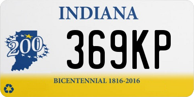 IN license plate 369KP