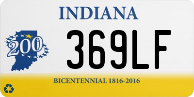 IN license plate 369LF