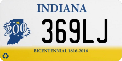 IN license plate 369LJ