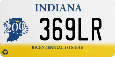 IN license plate 369LR