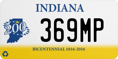 IN license plate 369MP