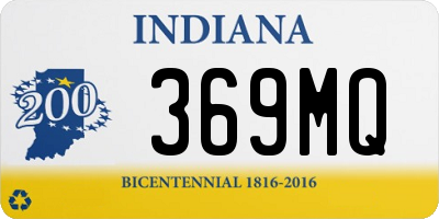 IN license plate 369MQ