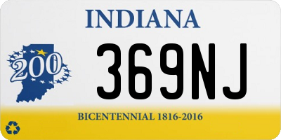 IN license plate 369NJ