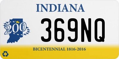 IN license plate 369NQ