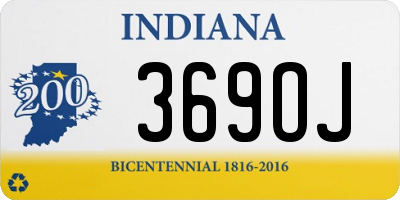 IN license plate 369OJ