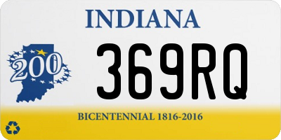 IN license plate 369RQ