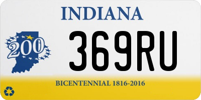 IN license plate 369RU