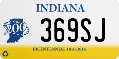 IN license plate 369SJ