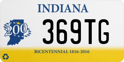 IN license plate 369TG