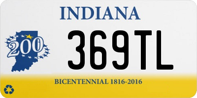 IN license plate 369TL