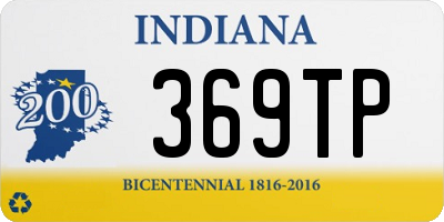 IN license plate 369TP