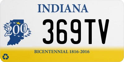 IN license plate 369TV