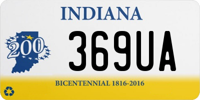 IN license plate 369UA