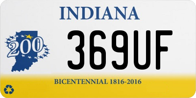 IN license plate 369UF