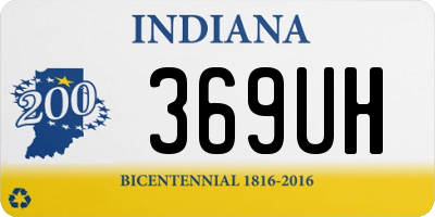 IN license plate 369UH