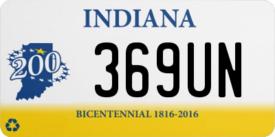 IN license plate 369UN