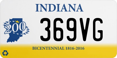 IN license plate 369VG