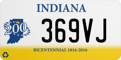 IN license plate 369VJ