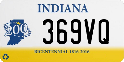 IN license plate 369VQ