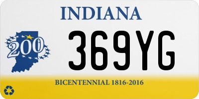 IN license plate 369YG