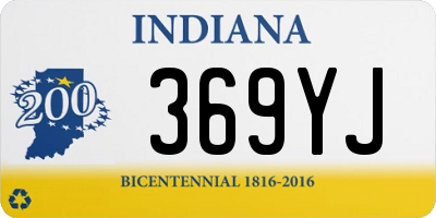 IN license plate 369YJ