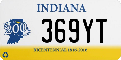 IN license plate 369YT