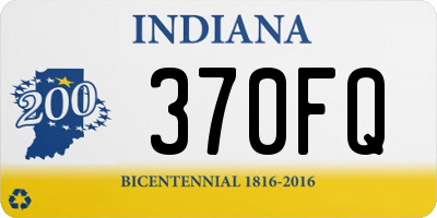 IN license plate 370FQ