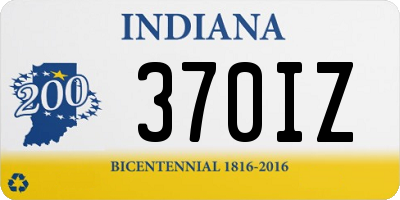 IN license plate 370IZ