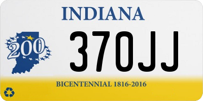 IN license plate 370JJ