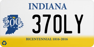 IN license plate 370LY