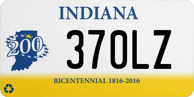 IN license plate 370LZ