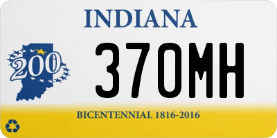 IN license plate 370MH