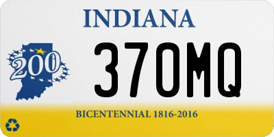 IN license plate 370MQ