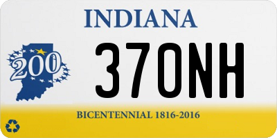 IN license plate 370NH