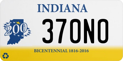 IN license plate 370NO