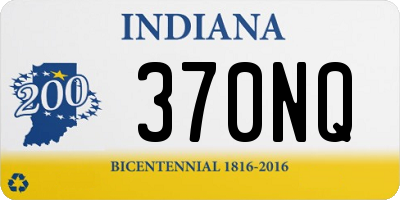 IN license plate 370NQ