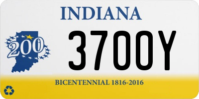 IN license plate 370OY