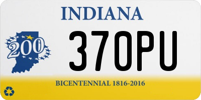 IN license plate 370PU