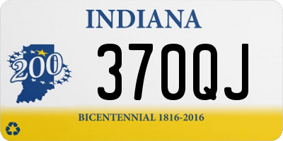 IN license plate 370QJ