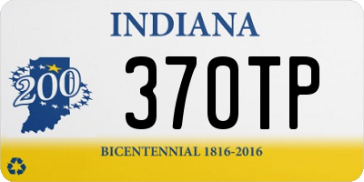 IN license plate 370TP