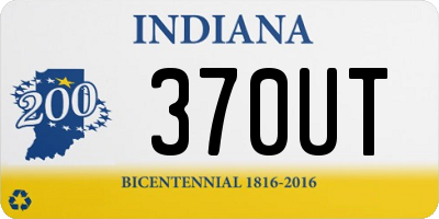 IN license plate 370UT