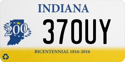 IN license plate 370UY