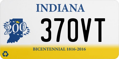 IN license plate 370VT