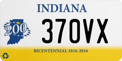 IN license plate 370VX