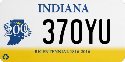 IN license plate 370YU