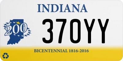 IN license plate 370YY