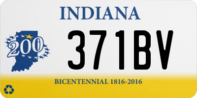 IN license plate 371BV